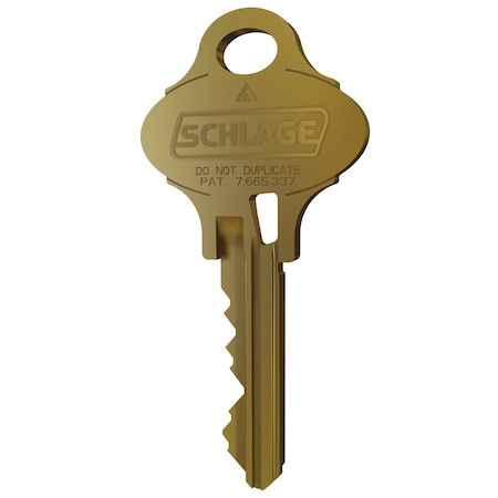Schlage Everest 29 Keyblank, S145 Keyway, Embossed Logo Only, PK50 35-270 S145 (50PK)